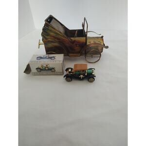 Vtg Berkeley Designs Copper Music Box Car Plays "Happy Days" W/Ford Model T